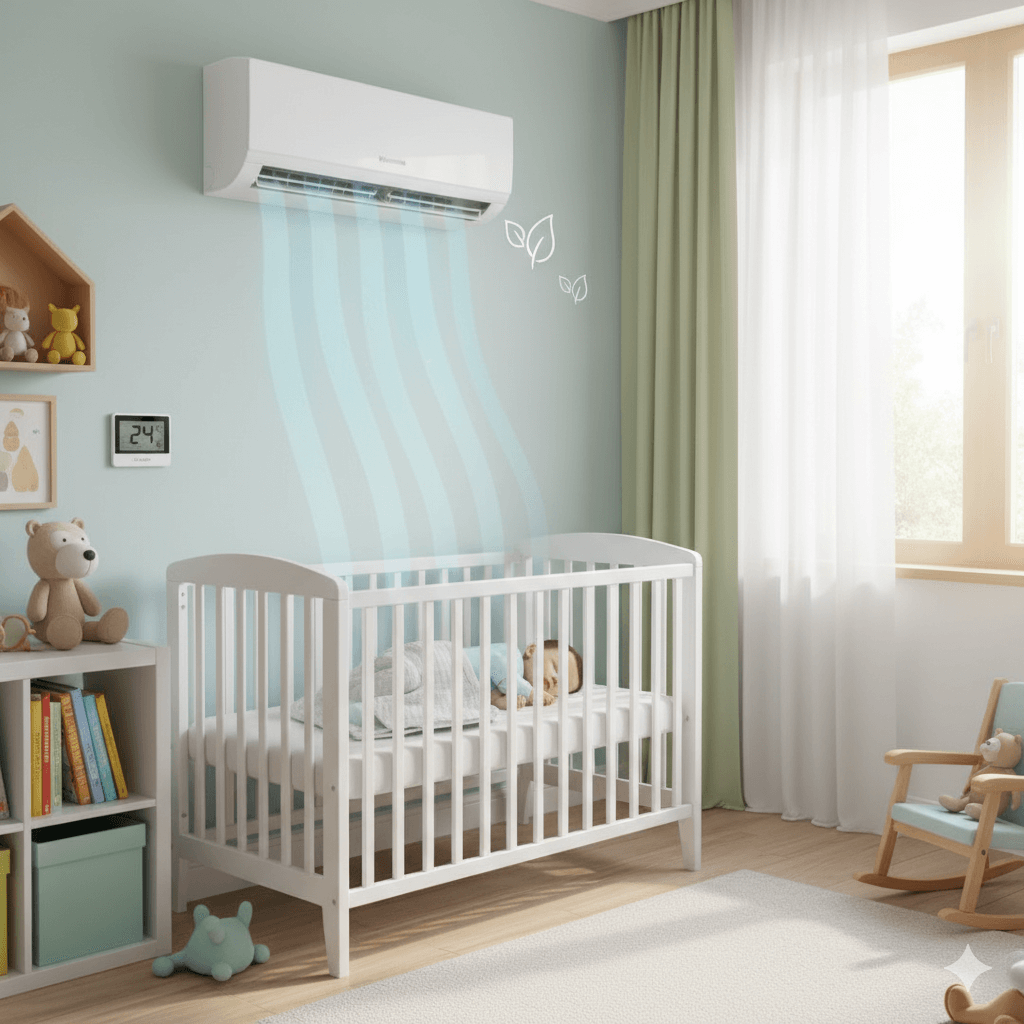 Klimatyzator ścienny zamontowany w salonie – Rzeszów